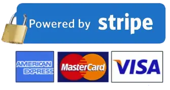 All payments secured by Stripe