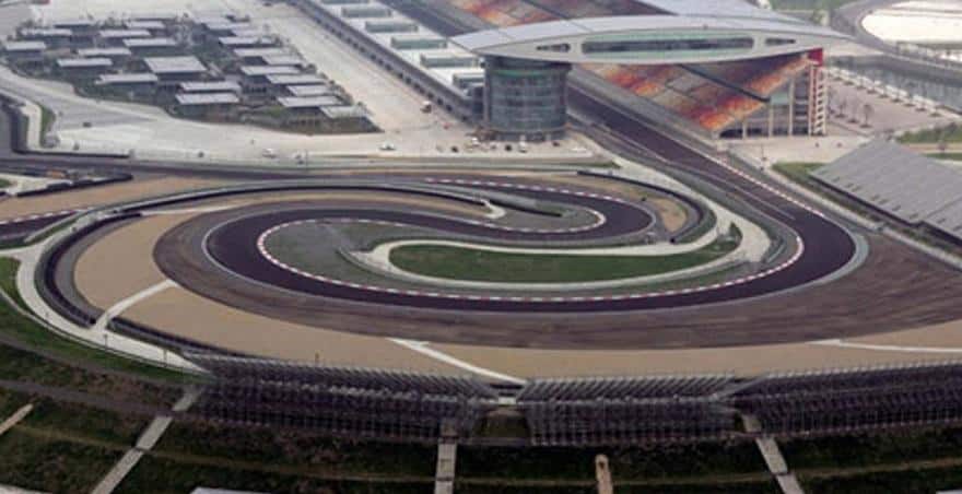 Shanghai circuit turns 1 and 2